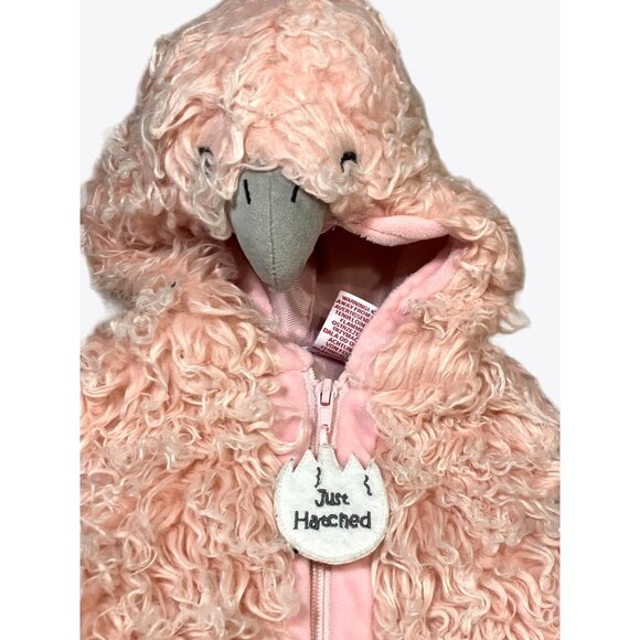 Going Wild Just Hatched Baby Flamingo Bird Costume Size 12 Months - Picture 2 of 9